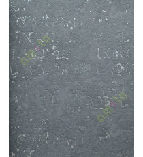 Black silver backgound alphabets with texture home decor wallpaper for walls